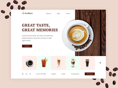 Cafe Webdesign