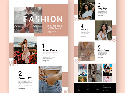 Fashion clothing website