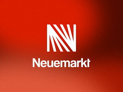 Neuemarkt #1 black branding brandmark design geometric graphic design logo logo design mark vector