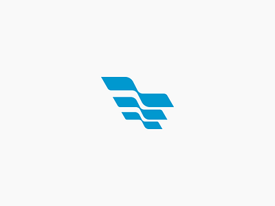 Flight Logo air airplane blue ciritel letter f logo