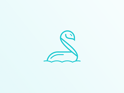 Swan Spa ciritel leaf logo soft swan water water drop