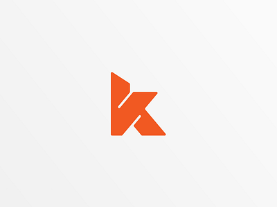 K Logo ciritel connection group k letter k orange unite