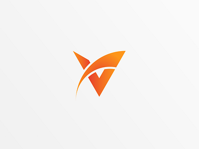 V-Code Logo ciritel energy drink letter v orange