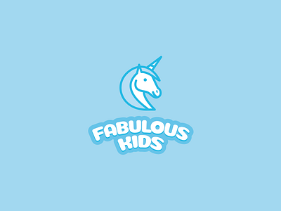 Fabulous Kids fabulous kids logo playground unicorn
