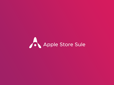 Apple Authorized Reseller Logo a letter apple location logo pagoda point
