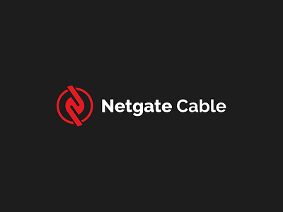 Netgate Cable cable circle connection letter n red