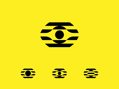 Eye Logo eye eyes focus glitch logo logodesign stripes vision