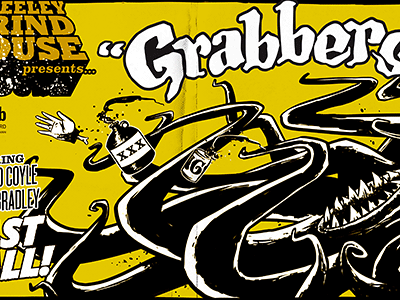 Grabbers Poster (final) by Ed Kersh on Dribbble