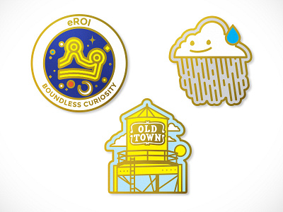 eROI enamel pins