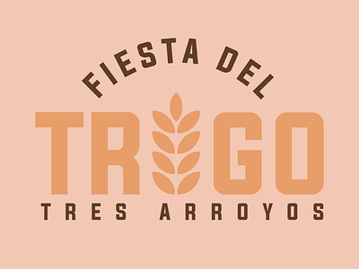 Fiesta del Trigo, Tres Arroyos branding design icon illustrator logo minimal type typography vector