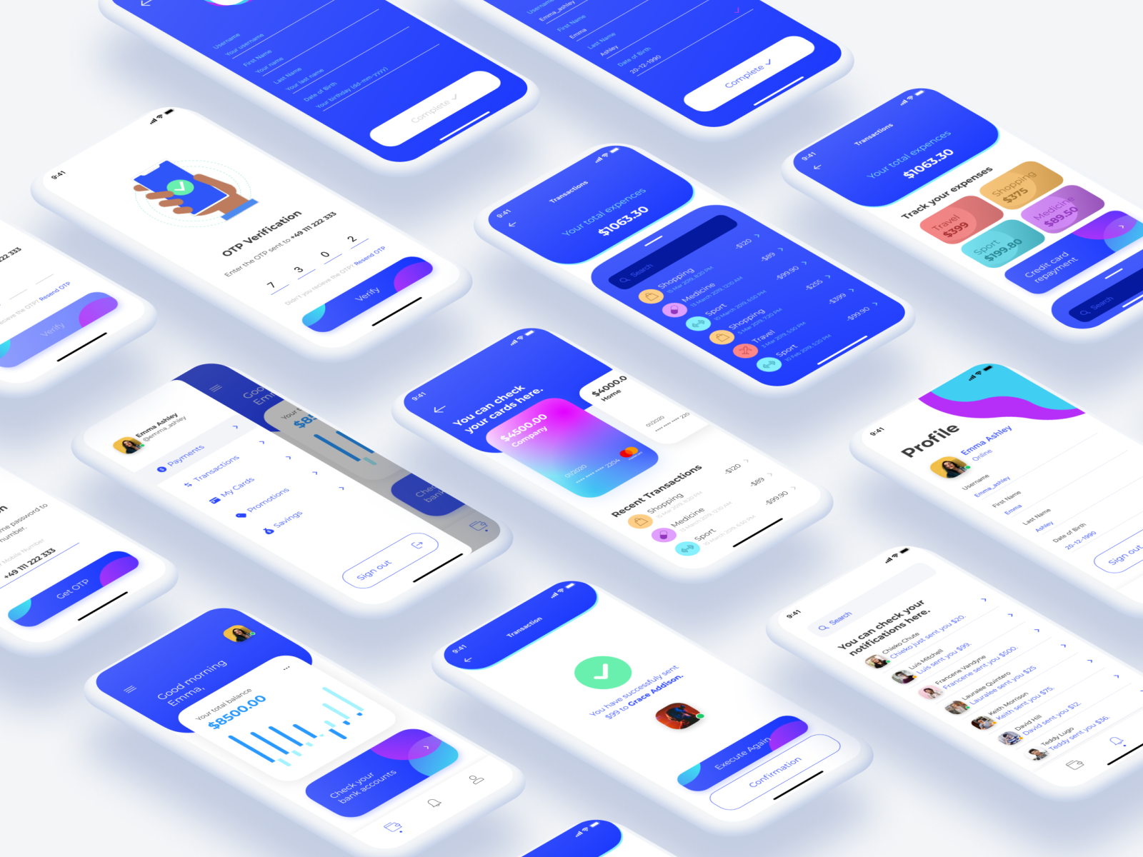 Money App by Erin Purcell on Dribbble