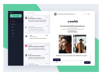 Email Mockup for Workit