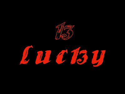 Logo Design for Lucky 13 branding creative design logo pixelmator