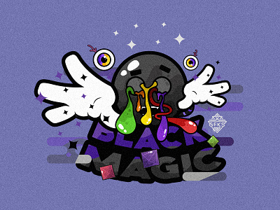 Black Magic ★ black character colors design illustration magic
