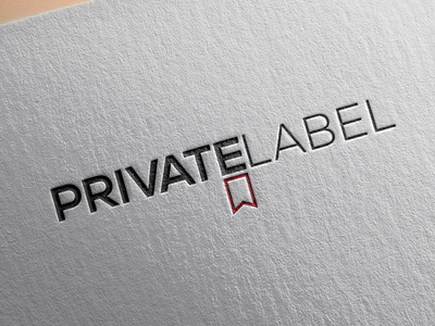 Private Label Logo alcohol black brand branding design graphic logo logotype luxury red