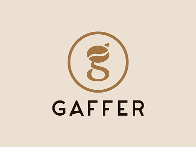 Gaffer-cafe Logo branding cafe coffee identity logo