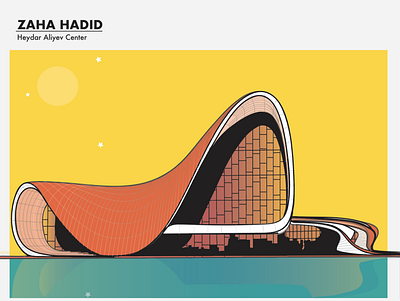 ZAHA HADID architecture illustrator poster design zaha hadid