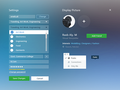 Widgets update - Apeiron Project app clean controls dashboard dropdown dsiplay form minimal pakistan ui user widgets