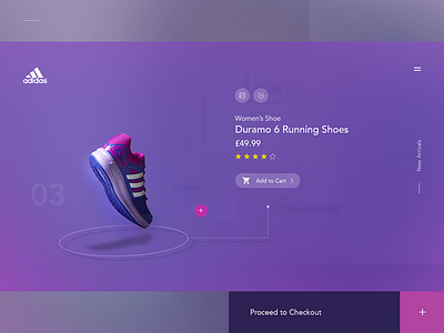 Adidas - Product page Concept adidas cart product design shoe ui ux web