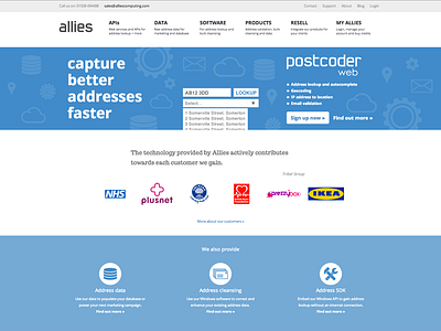 Allies Computing Homepage 2014 homepage website