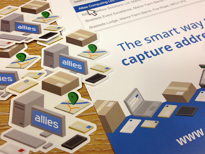 Isometric Collateral isometric flyers stickers
