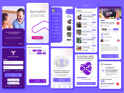 Marketplace for well-being activities for seniors (+50) app figma mobile ui ux