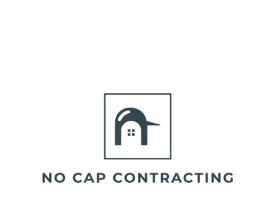 NO Cap building business construction creative logo real estate logo