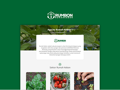 RUMAH KEBON: URBAN FARMING LANDINGPAGE