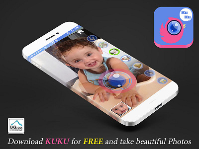 Kuku attractive camera mobile app android app appstore camera googleplay ios iphone mobile photo ui ux