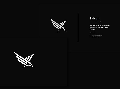Falcon branding design flat icon illustration illustrator logodesign minimal typography vector