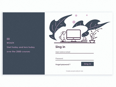 Sing in page redesign
