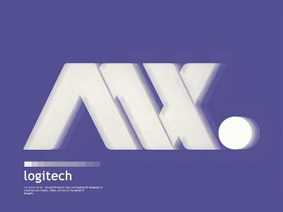 Logitech MX identity 2# creative design icon illustration illustrator logo logodesign minimal typography vector