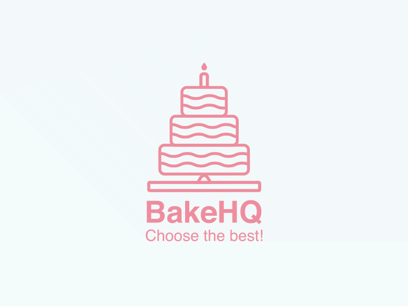 Cake Logo Animation 2d 2d animation ae after effects animated logo animation bake birthday birthday cake cake cake animation gif intro intro animation logo logo animation logo intro motion design motion graphics
