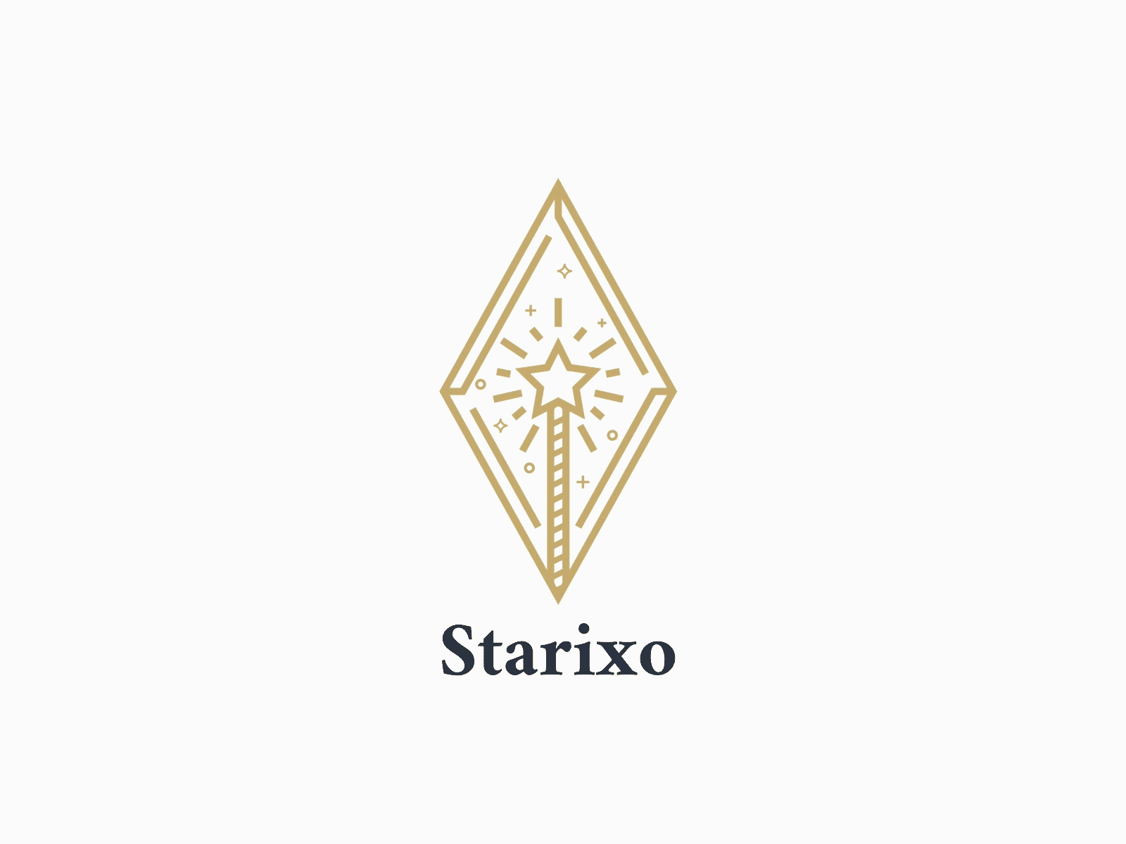Starixo - Logo Animation 2d 2d animation ae after effects animated logo animation design flat logo animation gif intro logo logo animation logo design logo reveal motion design motion graphics outro rod star