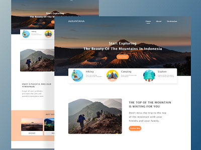 Travel Website Design clean ui clean website design design inspiration landing page minimalist travel ui ux ui design ui ux web uiux design web design website design