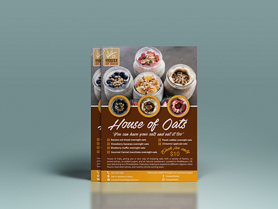 Food Flyer design bi fold brochure brochure design design flat flyer design illustration poster design