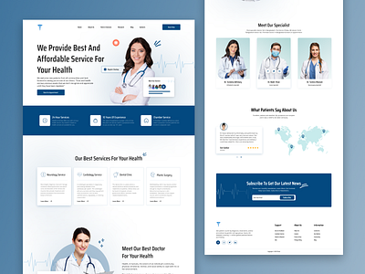 Medical Landing Page appointment book appointment booking consultation doctor doctor appointment doctor landingpage doctor websites figma healthcare healthcare landing landing page medical medicine minimal uidesign uiux ux web design website