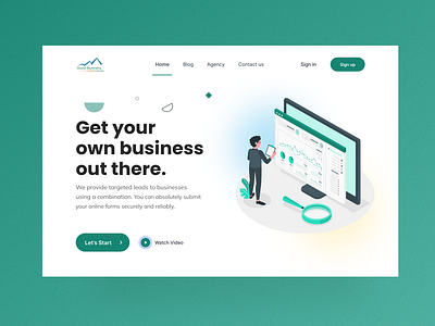 Saas Header Design