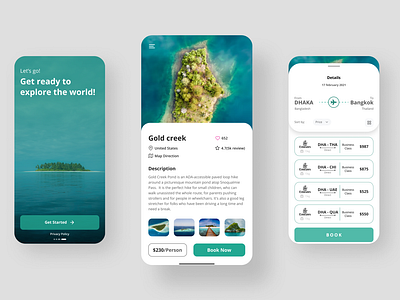 Travel service - Mobile app