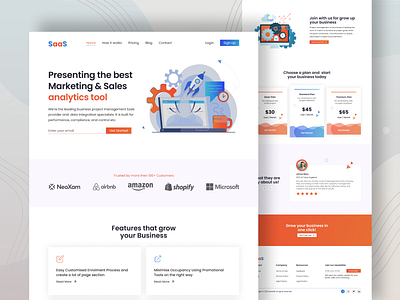 SaaS Landing Page