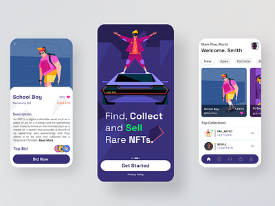 NFT Marketplace Mobile App