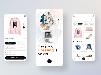 Fashion eCommerce App app app design clothing app e commerce ecommerce app fashion fashion brand interface ios app design mobile app online store outfit shopping app store ui uidesign uiux uiuxdesign ux uxdesign