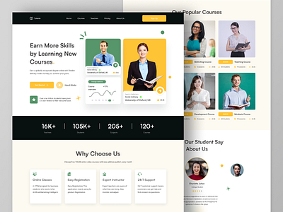 E-learning Landing Page