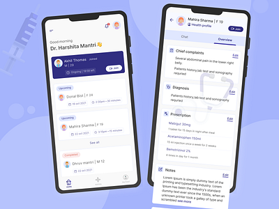 Doctor App Homepage appointment doctor doctors app medical medicine ui ux