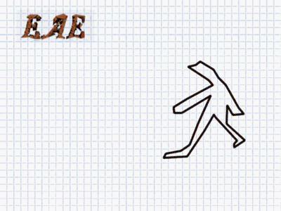 Mr line walk cycle 2d animation cartooning character design line