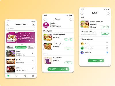 Food Delivery App cart delivery design food delivery items list order prototype ui