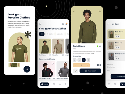 eCommerce Clothes App Design app design branding cloth shop clothes shop e commerce e shop e store ecommerce app ecommerce design ecommerce shop mobile mobile app mobile app design mobile ui product shipping shop ui ux