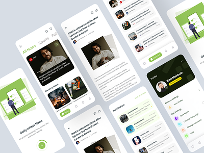 News Mobile App Design