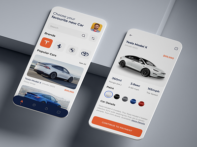 Car Shop Mobile App
