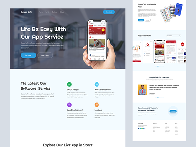 Opteka Soft - Apps Landing Page